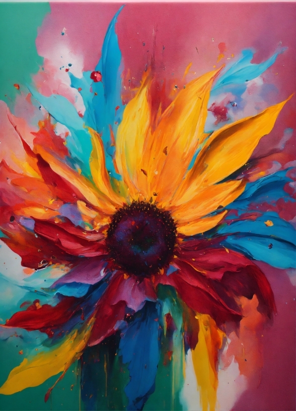 Free Video Content For Commercial Use, Flower, Art Paint, Liquid, Petal, Paint