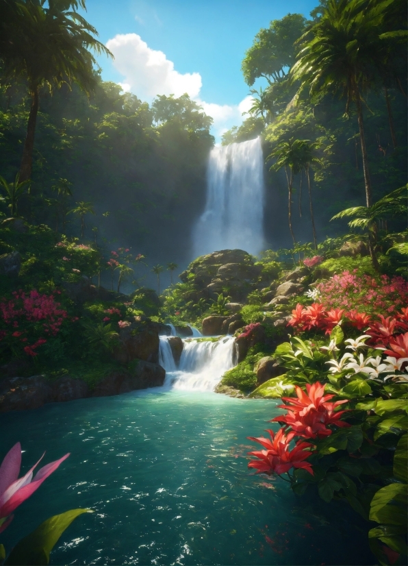 Green Effect Video Download, Water, Flower, Plant, Sky, Water Resources