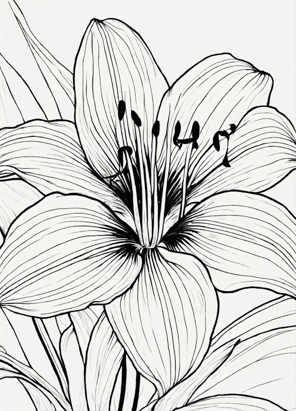 Istock Footage, Flower, Plant, Petal, Black-and-white, Art