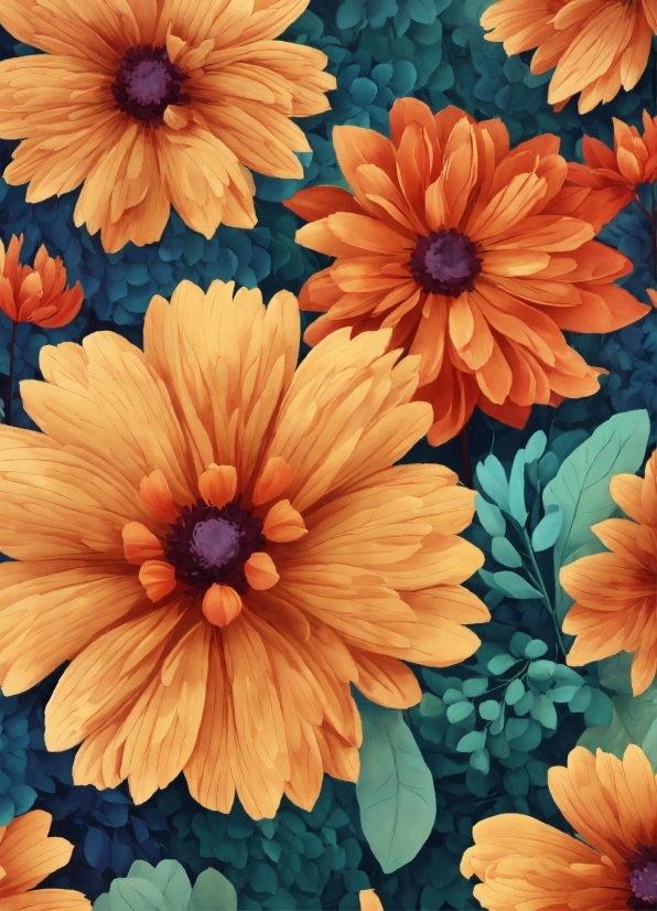 Istock Video Footage, Flower, Petal, Botany, Blue, Orange