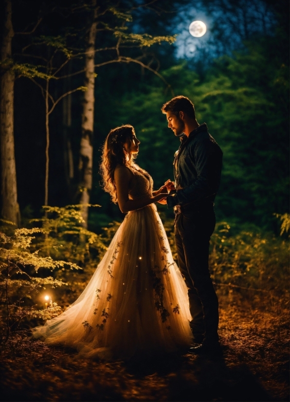 Man Walking Green Screen Video Download, Wedding Dress, People In Nature, Sky, Plant, Flash Photography