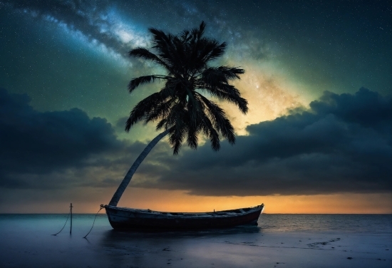 Nature Background 4k Video, Cloud, Water, Sky, Boat, Plant