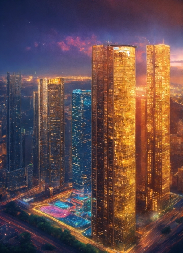 Open Ai Pictures, Skyscraper, Building, Atmosphere, Sky, Water