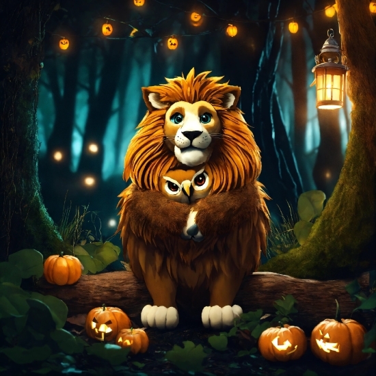 Photo To Art Generator, Calabaza, Tree, Carnivore, Pumpkin, Gourd