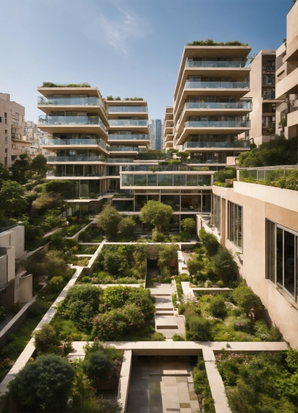 Photoshop Tnt, Building, Sky, Daytime, Property, Plant