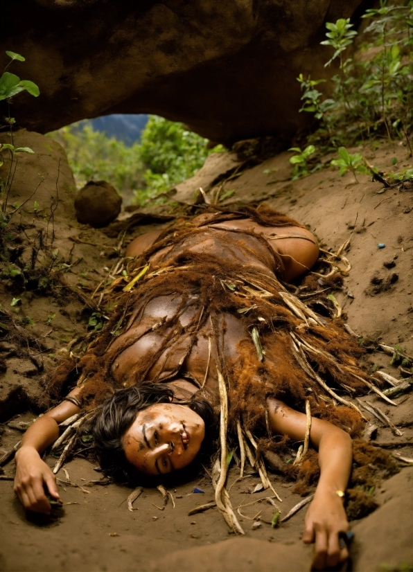 Plant, Wood, Trunk, Grass, Woody Plant, People In Nature