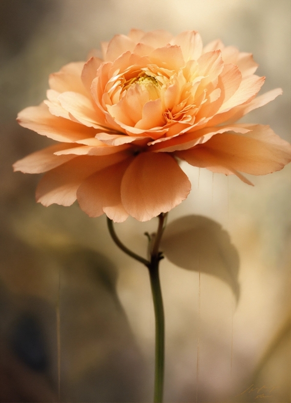 Professional Stock Video, Flower, Plant, Nature, Petal, Orange