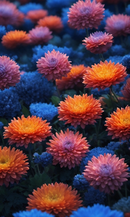 Retro Stock Footage, Flower, Plant, Blue, Petal, Nature