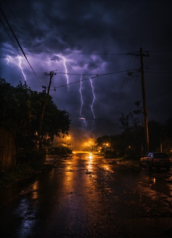 Robot Stock Video, Cloud, Lightning, Sky, Atmosphere, Thunder