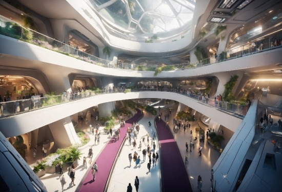 Samsung Cutting Edge Technology, Building, Escalator, Infrastructure, Interior Design, Retail