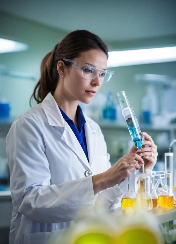 Stock Footage, White Coat, Scientist, Health Care, Chemistry, Research