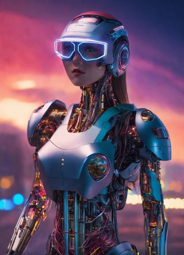 Strong Ai And Weak Ai, Eyewear, Flash Photography, Electric Blue, Cg Artwork, Art