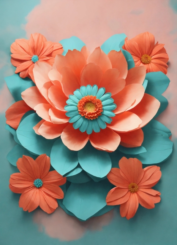 That Ai Image Generator, Flower, Plant, Petal, Flowerpot, Orange