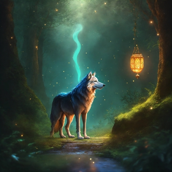 Thunderstorm Video Clip Free Download, Dog, Carnivore, Fawn, Art, Painting