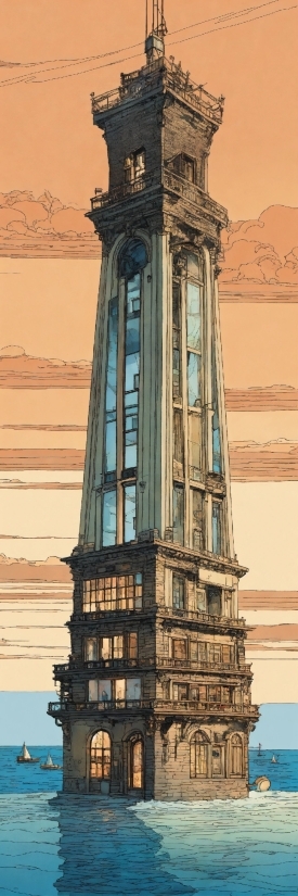 Topaz Labs Gigapixel, Building, Tower, Wood, Window, City