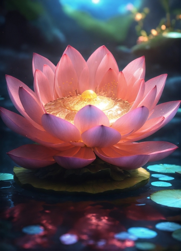 Video Free Source, Flower, Water, Plant, Lotus, Sacred Lotus