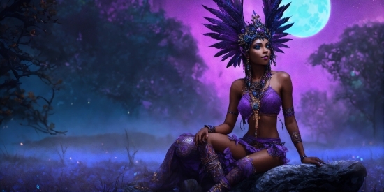 Video Wallpaper For Laptop Free Download, Plant, Purple, Flash Photography, Mythical Creature, Cg Artwork