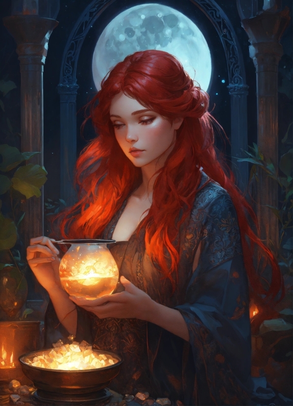 Any Video Converter, Tableware, Cg Artwork, Beauty, Art, Red Hair