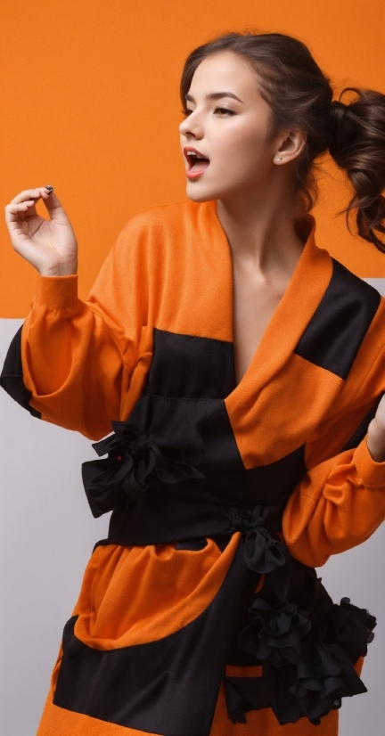 Artgrid And Artlist, Orange, Sleeve, Dance, Gesture, Performing Arts