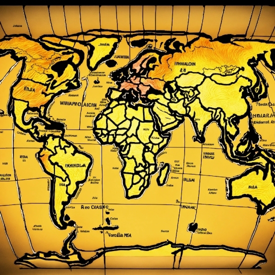 Best Sites For Free Stock Videos, World, Map, Yellow, Art, Rectangle