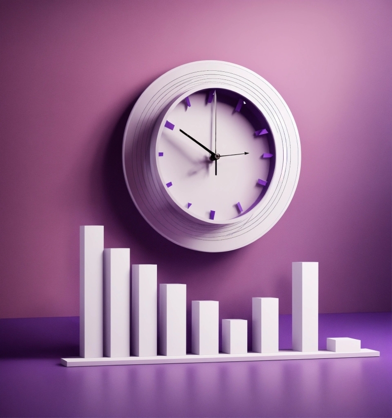 Best Stock Footage Subscription, Light, Purple, Clock, Pink, Quartz Clock