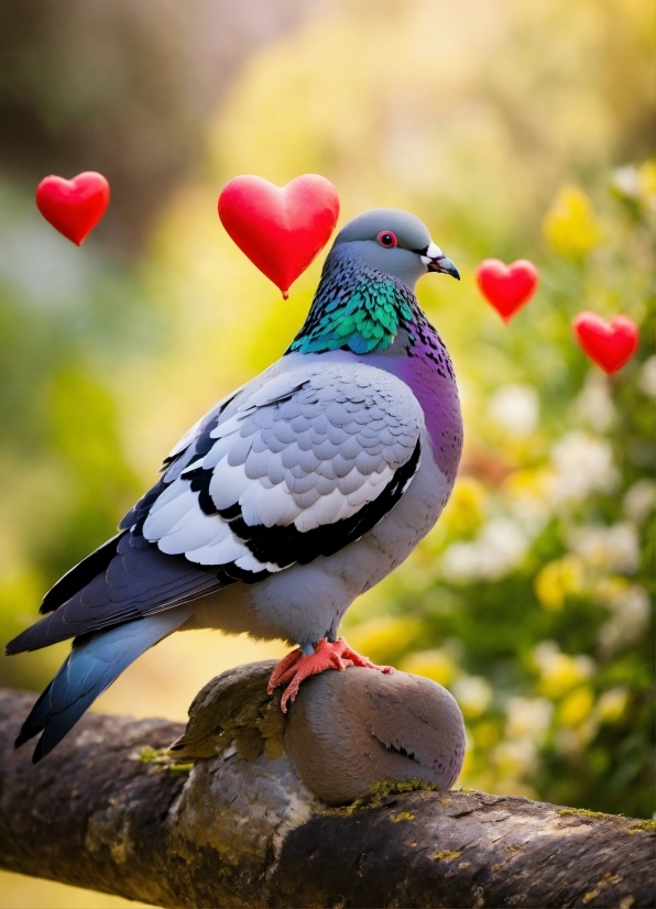 Bird, Plant, Beak, Macaw, Parrot, Flower