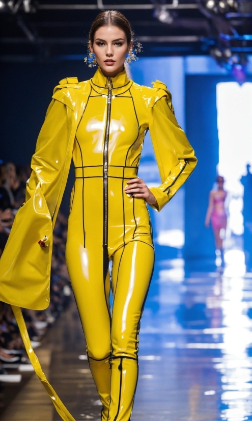 Cheap Stock Video Library, Fashion, Sleeve, Yellow, Thigh, Fashion Design