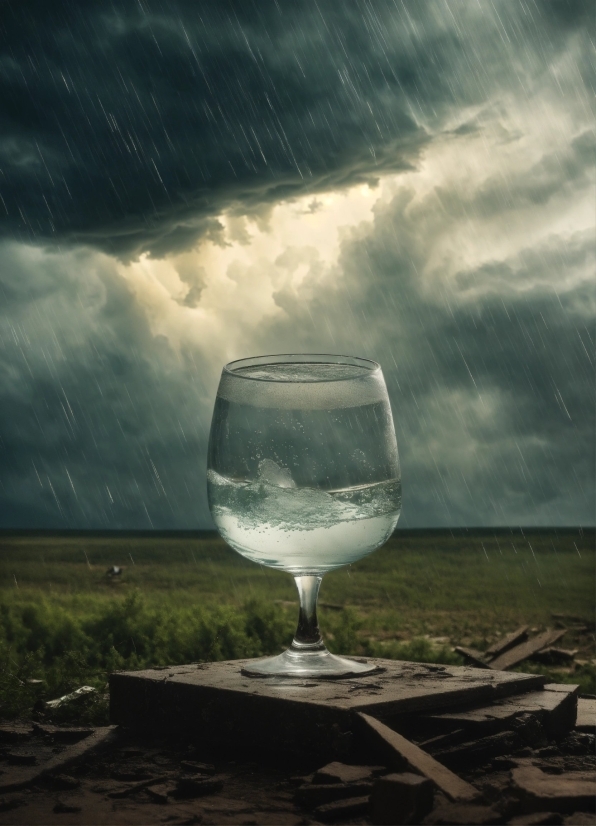 Cloud, Water, Tableware, Sky, Stemware, Drinkware