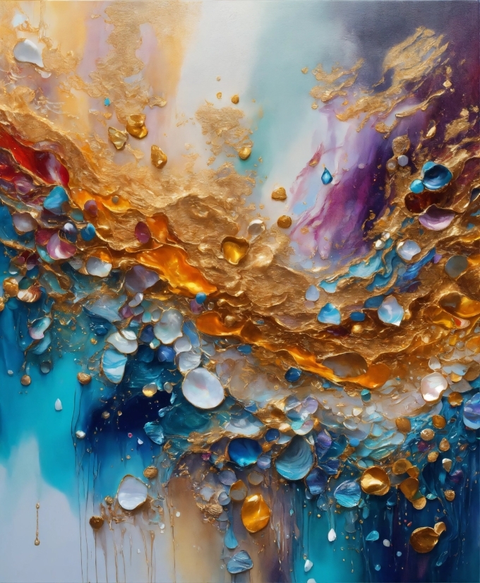 Copyright Free Video Library, Water, Liquid, Blue, Paint, Fluid