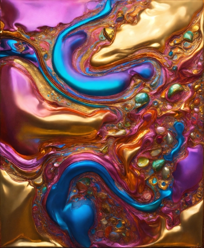 Diamond Kinemaster, Liquid, Purple, Organism, Fluid, Art