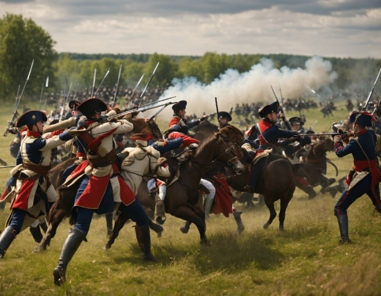 Download Free Shutterstock Videos, Horse, Sky, Soldier, Cloud, Military Uniform