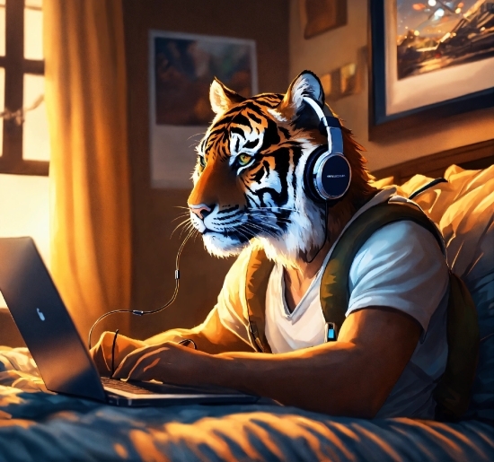 Download Istock Video, Bengal Tiger, Siberian Tiger, Tiger, Laptop, Picture Frame