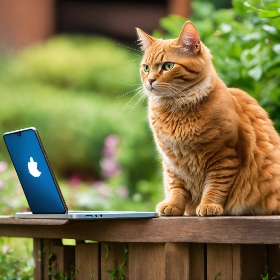 Durga Puja Stock Footage, Cat, Plant, Laptop, Computer, Felidae