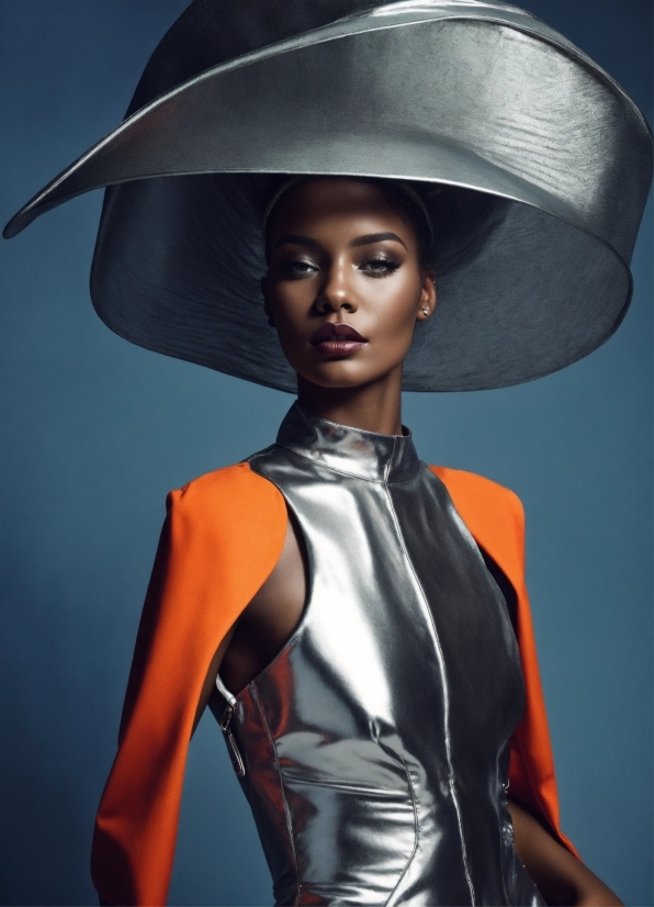 Face, Lip, Hat, White, Fashion, Sleeve