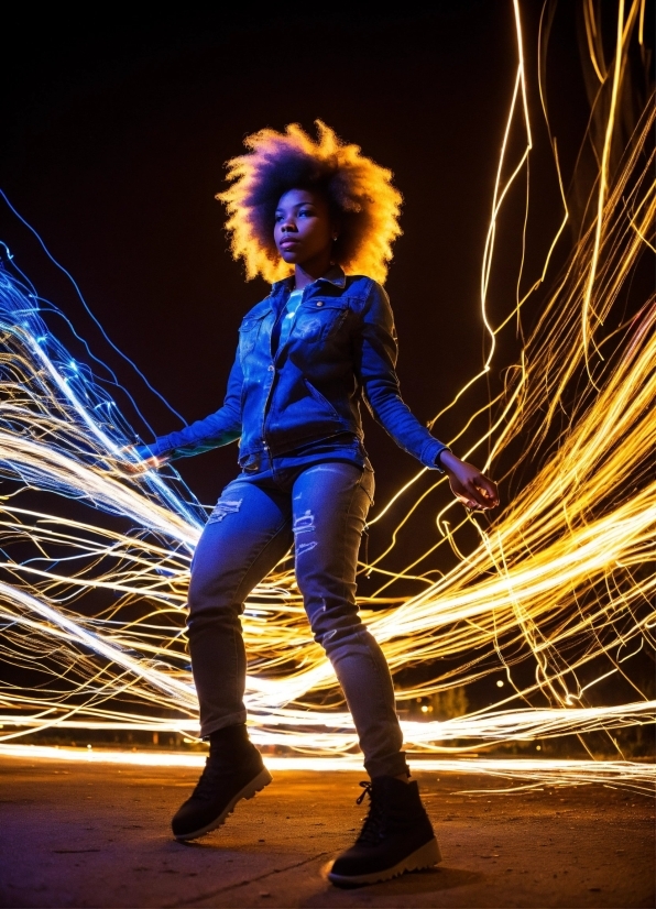 Flash Photography, Purple, Entertainment, People In Nature, Lighting, Standing