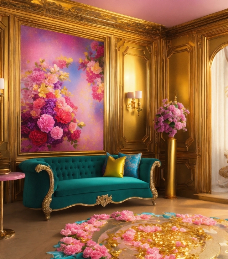 Free Background Multimedia, Furniture, Property, Decoration, Flower, Purple