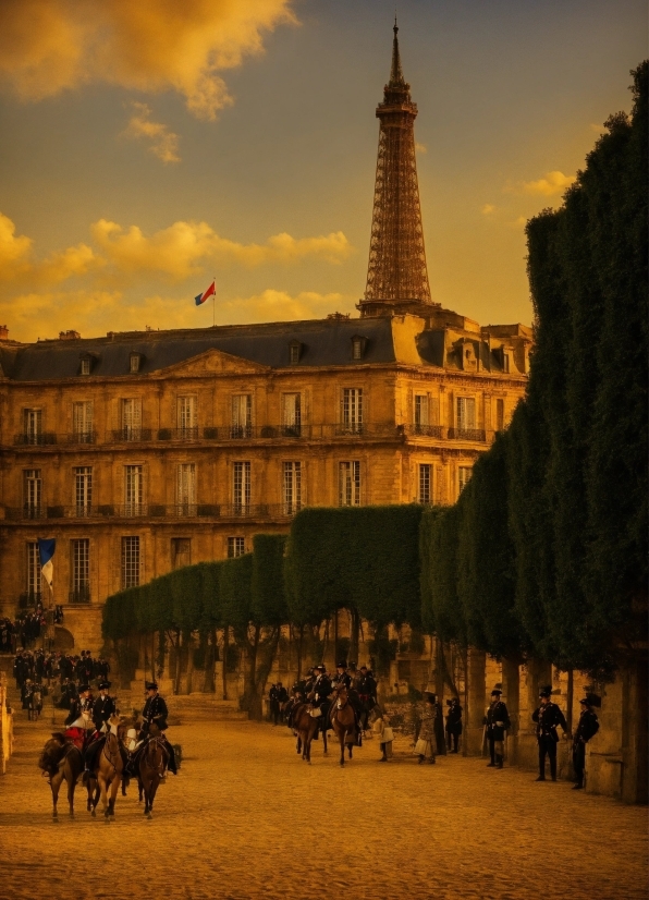 Free Background Video Clips, Cloud, Sky, Horse, Building, Tower