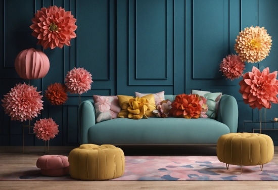 Free Church Video Loops, Brown, Flower, Couch, Furniture, Table