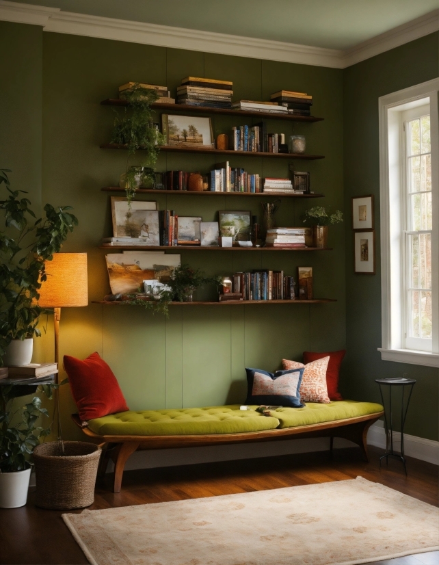 Free Copyright Long Videos, Brown, Furniture, Plant, Shelf, Bookcase