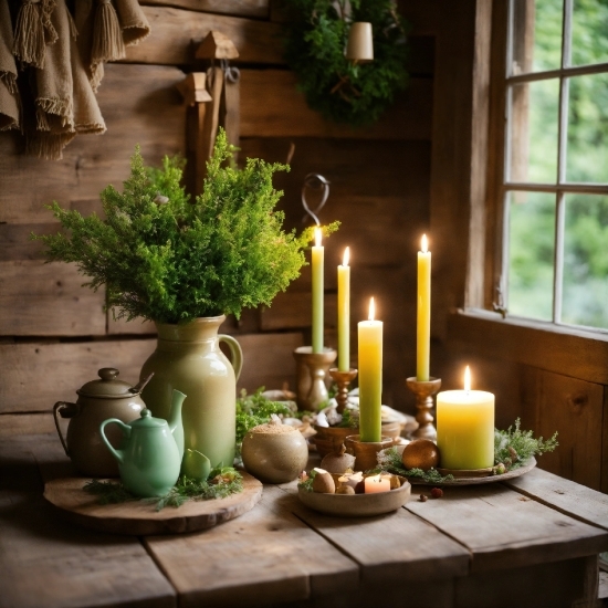 Free Hd Video Backgrounds 1080p, Plant, Candle, Table, Green, Tableware