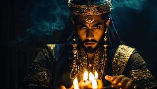 Free Screen Capture, Candle, Temple, Beard, Event, Jewellery