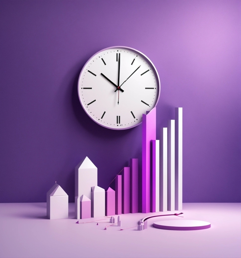 Free Video Loops, Purple, Clock, Rectangle, Violet, Pink