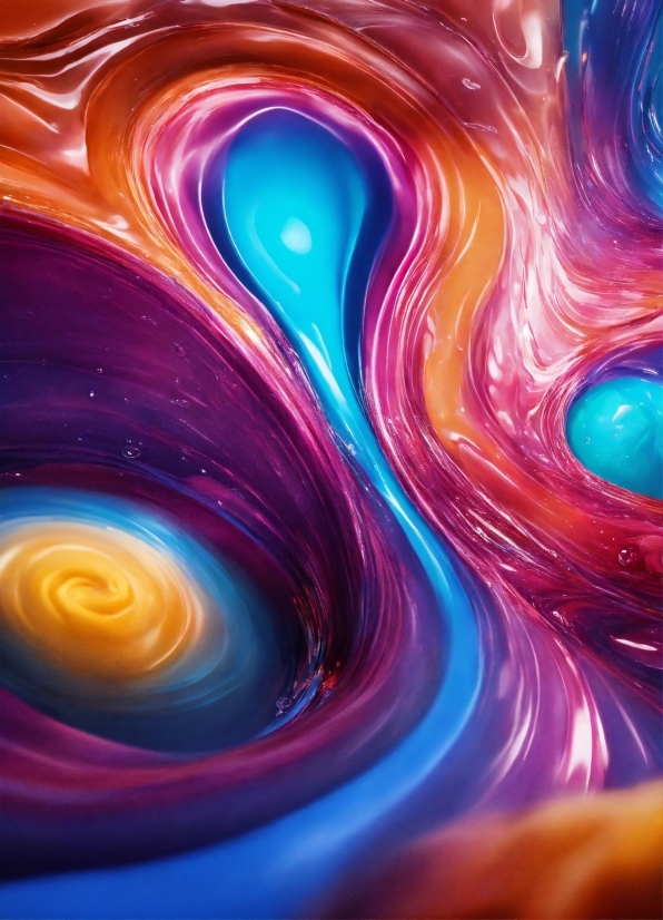 Free Videos To Use In Youtube, Colorfulness, Liquid, Purple, Azure, Art