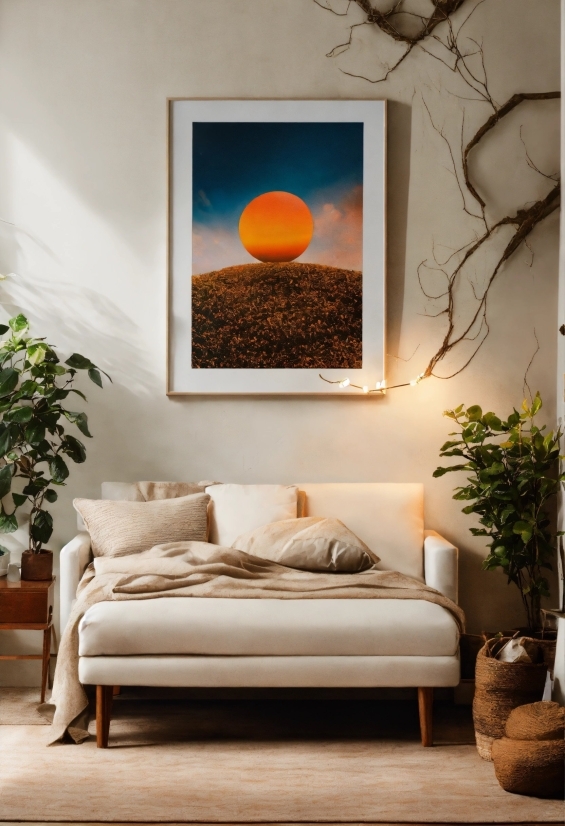 Furniture, Property, Plant, Comfort, Wood, Orange