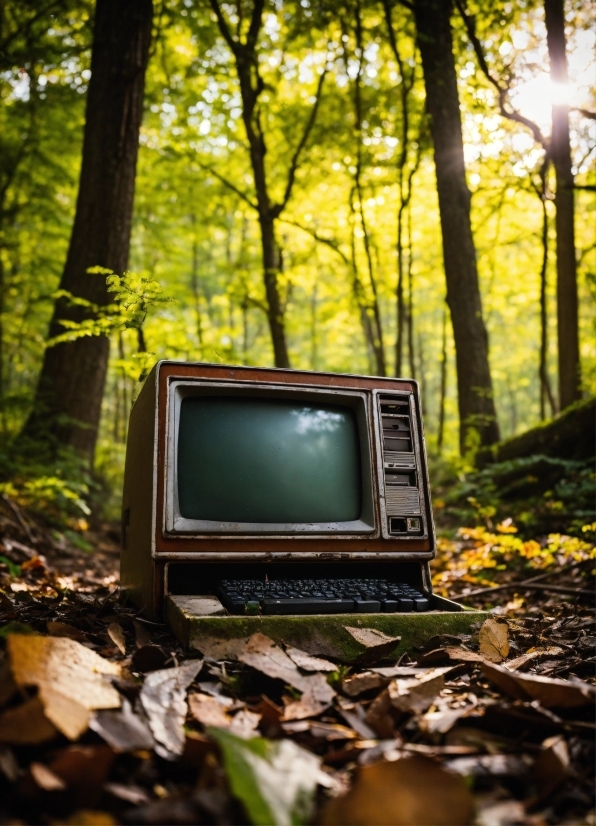 Global Warming Stock Footage, Computer, Plant, Personal Computer, Leaf, Tree