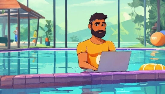 Gym Stock Video, Water, Laptop, Azure, Art, Leisure