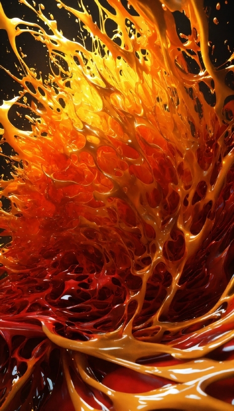 Light, Nature, Organism, Orange, Red, Art