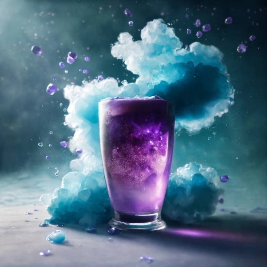 Liquid, Atmosphere, Drinkware, Water, Flower, Purple