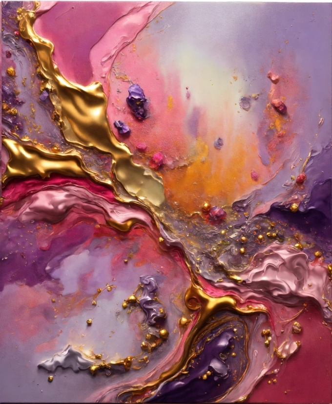 Liquid, Purple, Art Paint, Paint, Fluid, Art