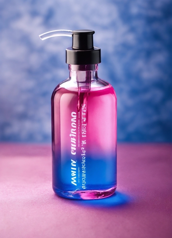 Liquid, Solution, Bottle, Blue, Cosmetics, Fluid